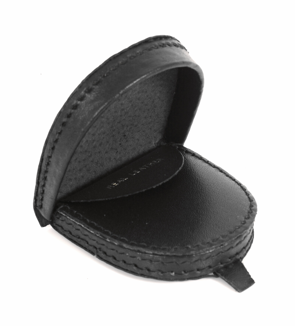(image for) 1589 BLACK Small Horseshoe Shape Gents Tray Purse